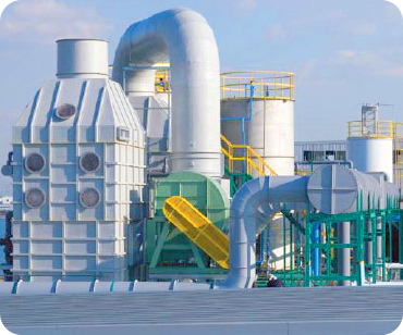 大型脱臭装置（スクラバー）